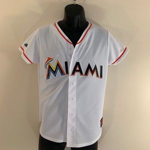 Miami Marlins Embroidered Jersey Small Majestic